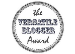 the versatile blogger award